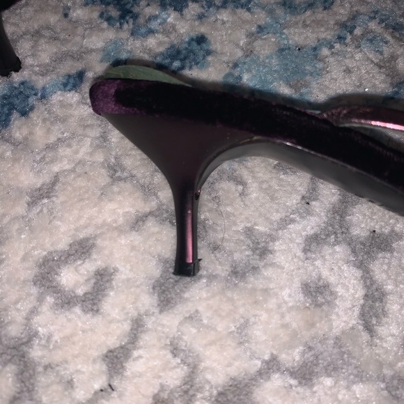 Giuseppe Zanotti velvet kitten heel pointy Mules - Picture 8 of 8